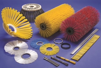 Road sweeping brushes